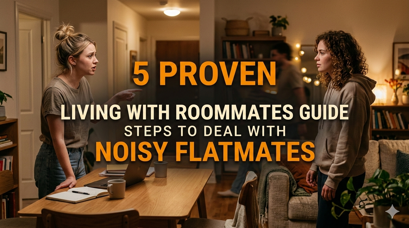 5 Proven Living with Roommates Guide Steps to Deal with Noisy Flatmates