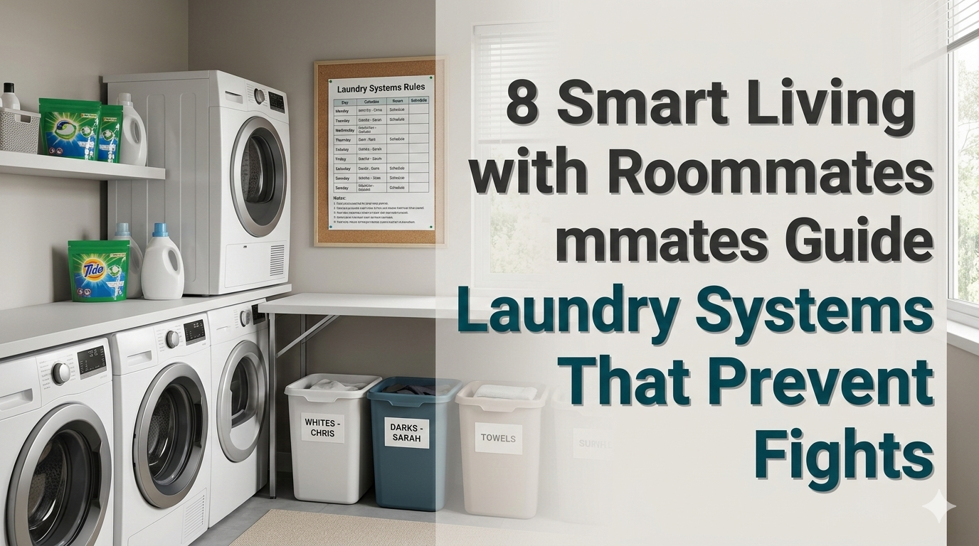 8 Smart Living with Roommates Guide Laundry Systems That Prevent Fights