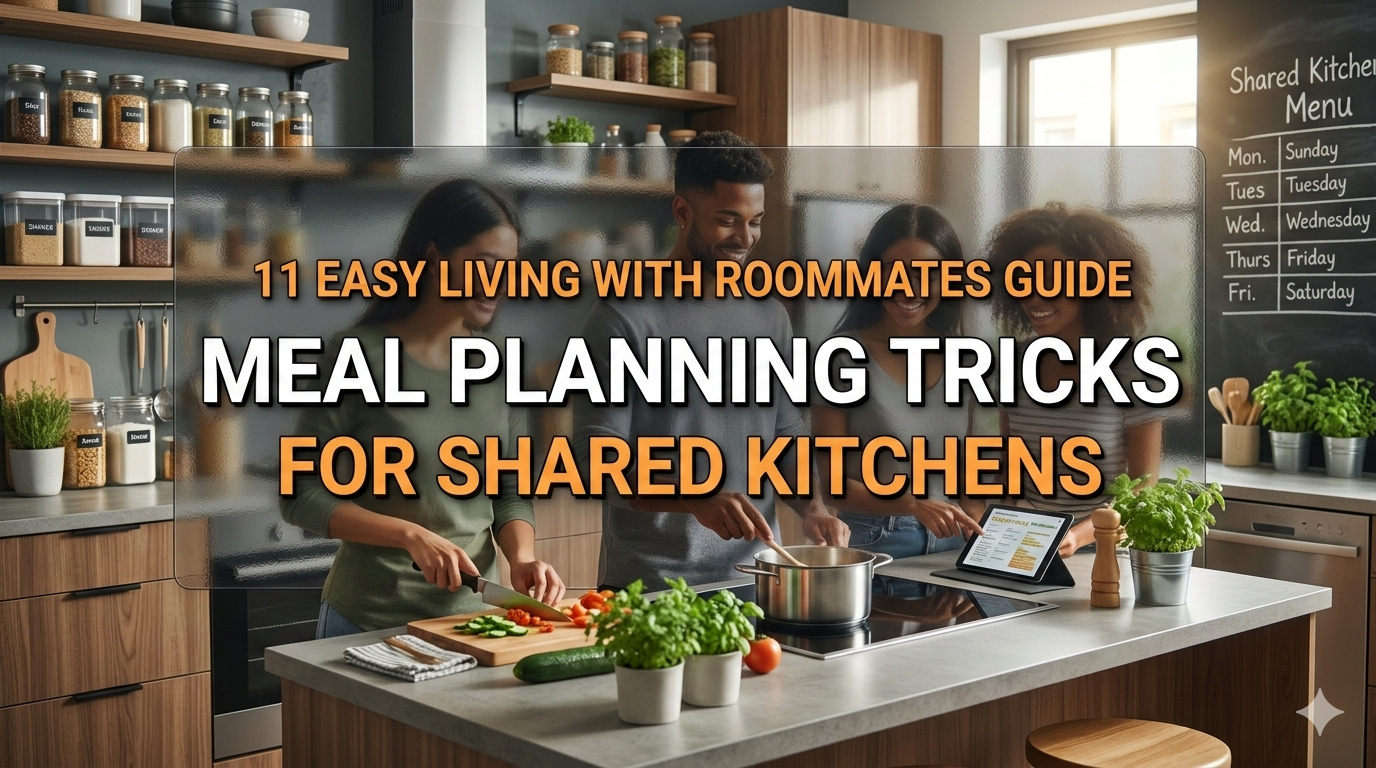 11 Easy Living with Roommates Guide Meal Planning Tricks for Shared Kitchens