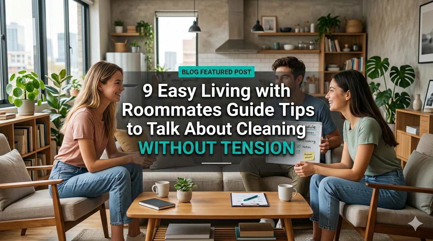 9 Easy Living with Roommates Guide Tips to Talk About Cleaning Without Tension