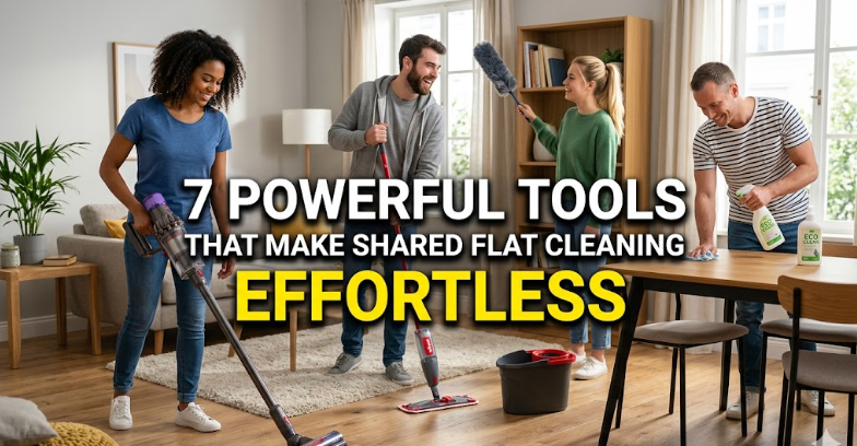 7 Powerful Tools That Make Shared Flat Cleaning Effortless