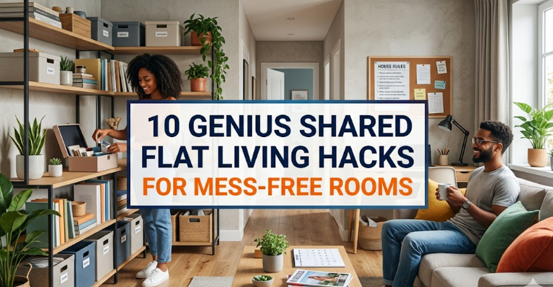 10 Genius Shared Flat Living Hacks for Mess-Free Rooms