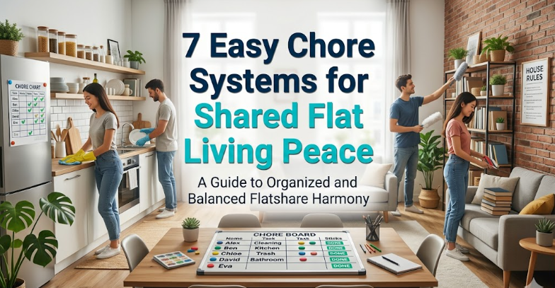 7 Easy Chore Systems for Shared Flat Living Peace