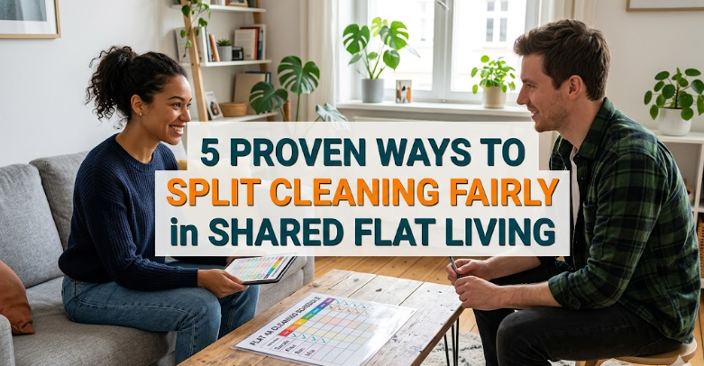 5 Proven Ways to Split Cleaning Fairly in Shared Flat Living