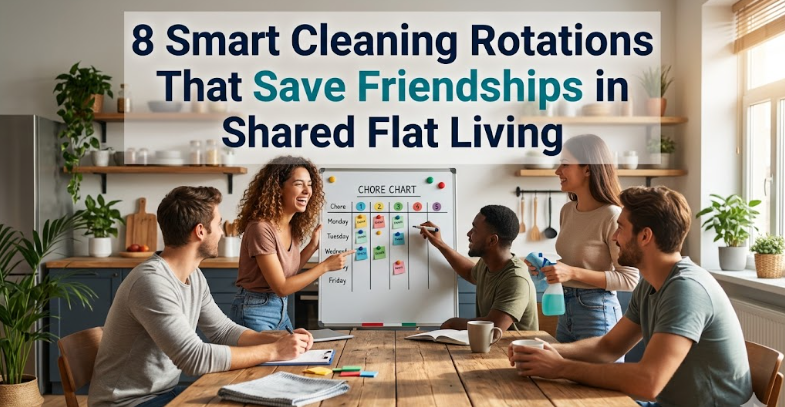 8 Smart Cleaning Rotations That Save Friendships in Shared Flat Living