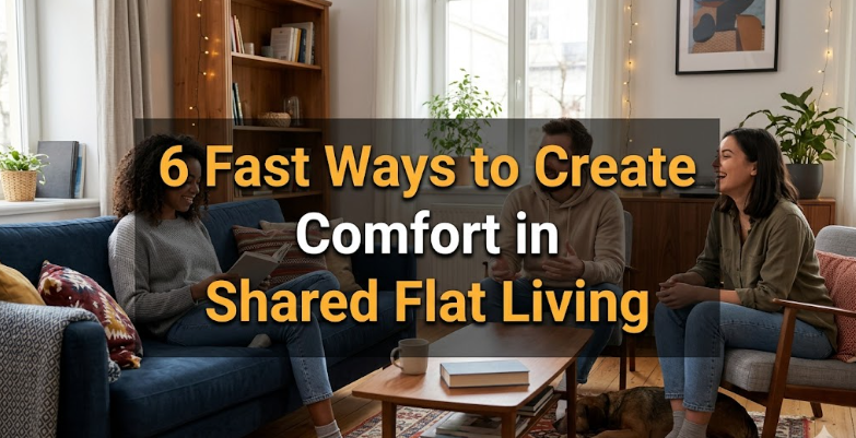 6 Fast Ways to Create Comfort in Shared Flat Living